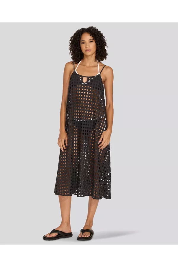 The Eyelet Annika Midi Dress by Solid & Striped at THE MILE