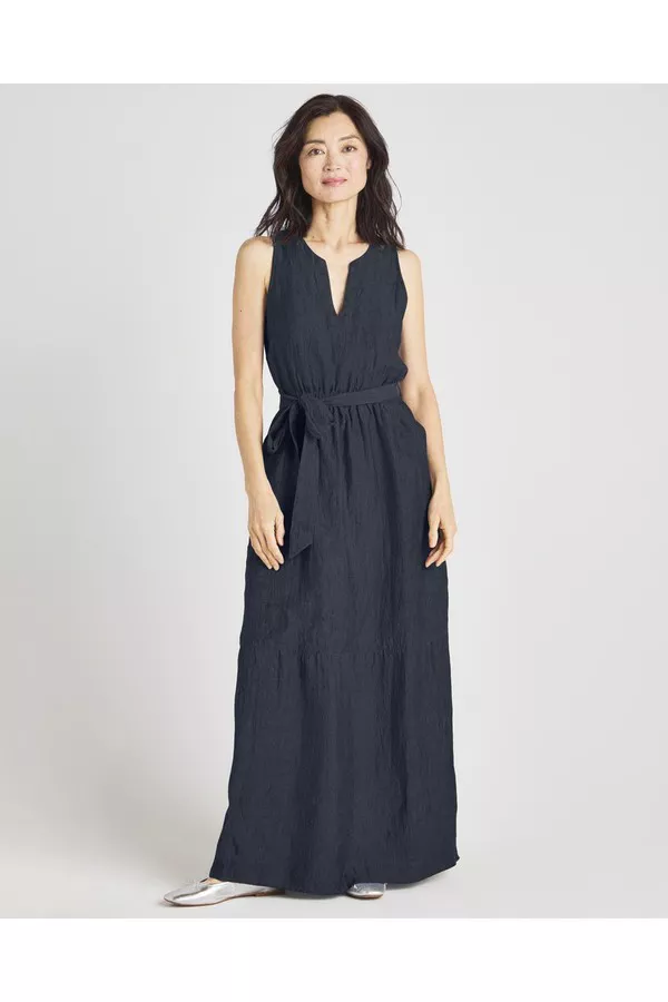 knee length dresses for ladies Velvet by Graham & Spencer | Stella Linen Dress | Xs main image 0