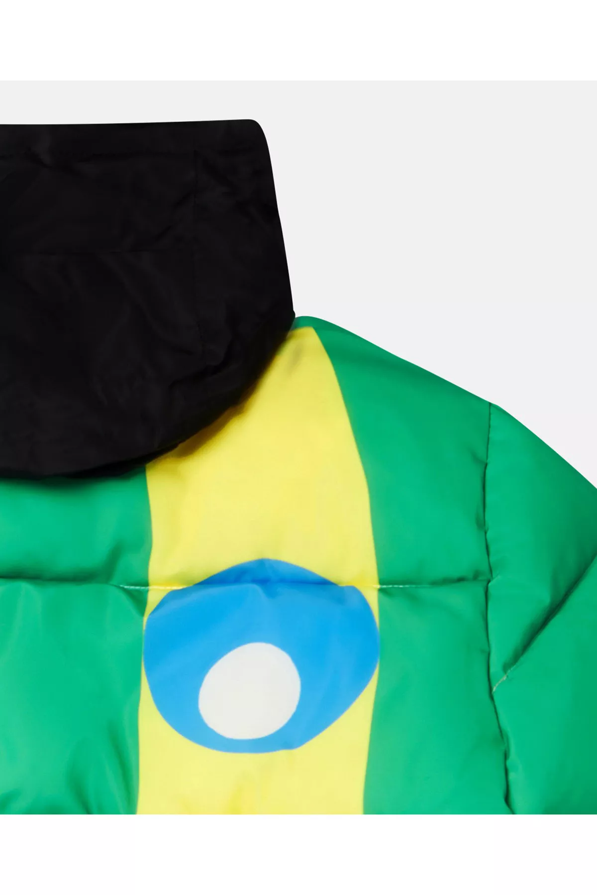 Abstract Smile Print Puffer Jacket by Stella McCartney Kids