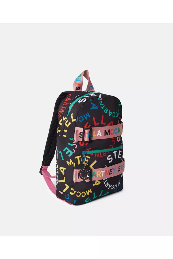 Logo Tape Patchwork Backpack by Stella McCartney Kids at THE