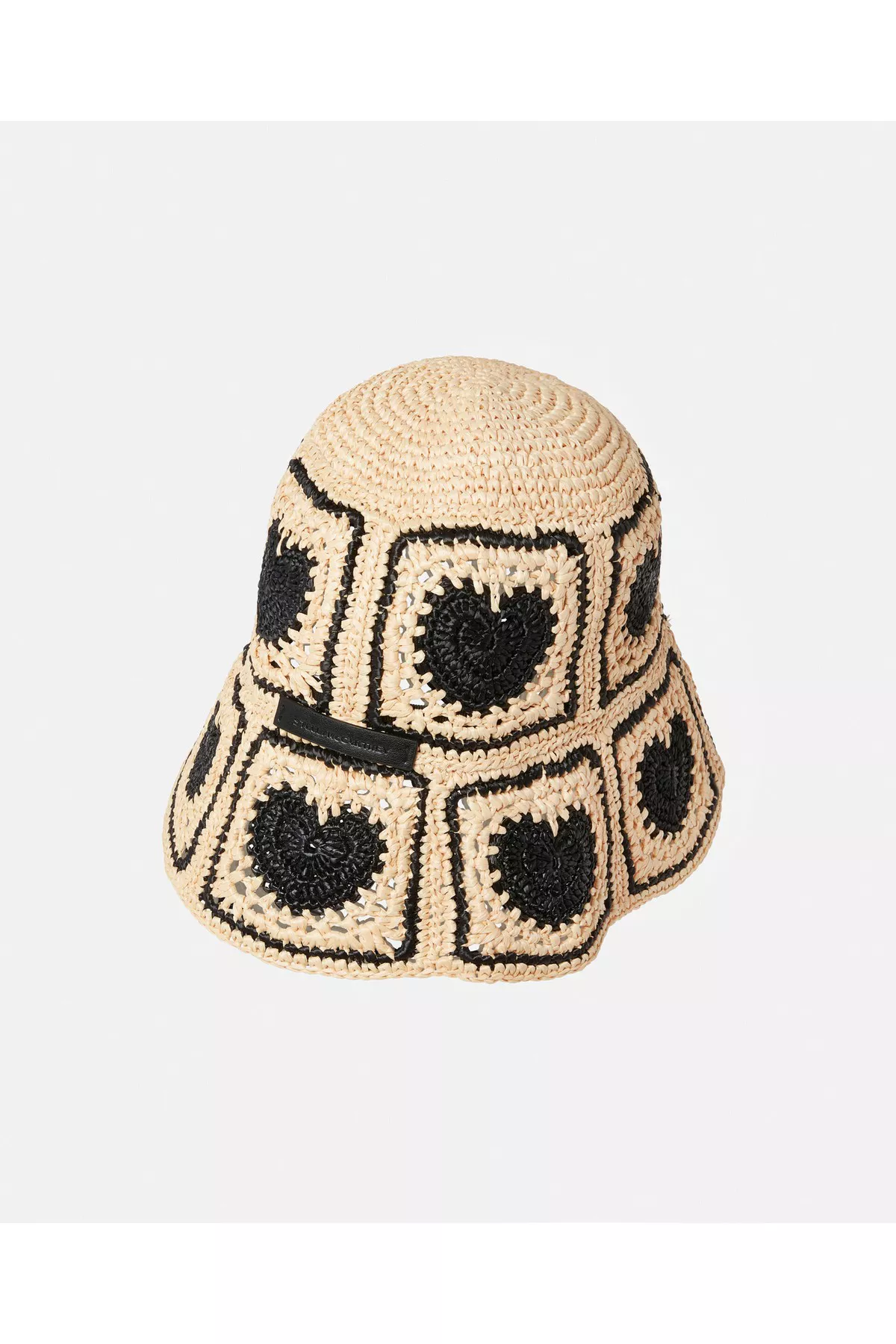 Heart Crochet Bucket Hat by Stella McCartney at THE MILE