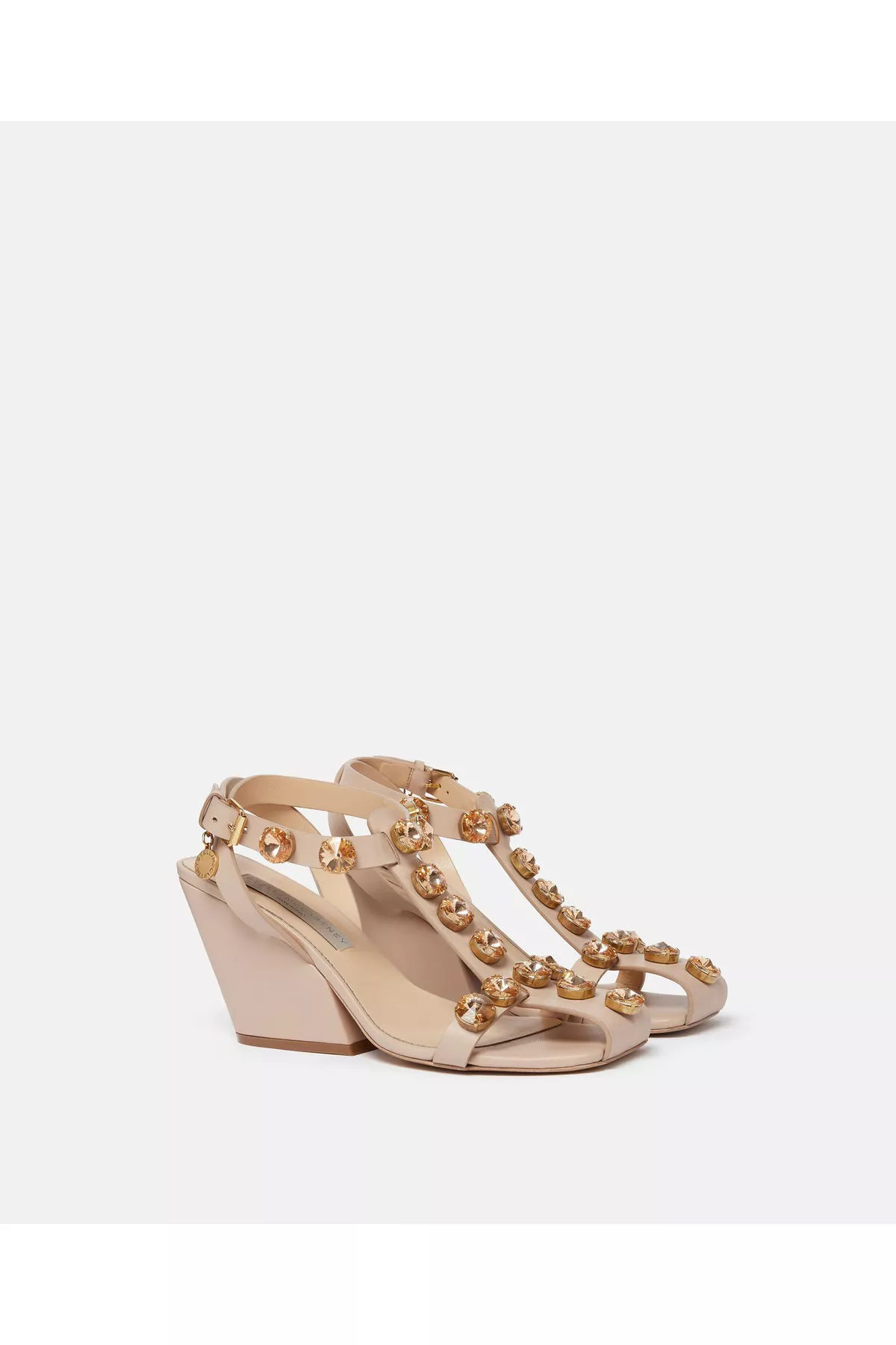 Stella McCartney ◆ Cowboy T-bar Heeled Sandals 関税/送料込 Cowboy T-Bar Heeled Sandals by Stella McCartney at THE MILE