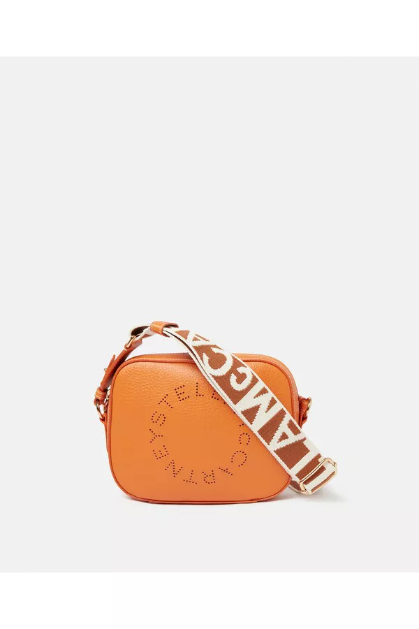 ショルダーバッグ・ポシェット Stella McCartney Small Camera Bag Alter Mat Logo Grainy Alter Mat Mini Camera Bag by Stella McCartney at
