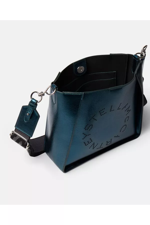 STELLA MCCARTNEY メタリックショルダーBAG Stella Logo Metallic Shoulder Bag by Stella McCartney at THE