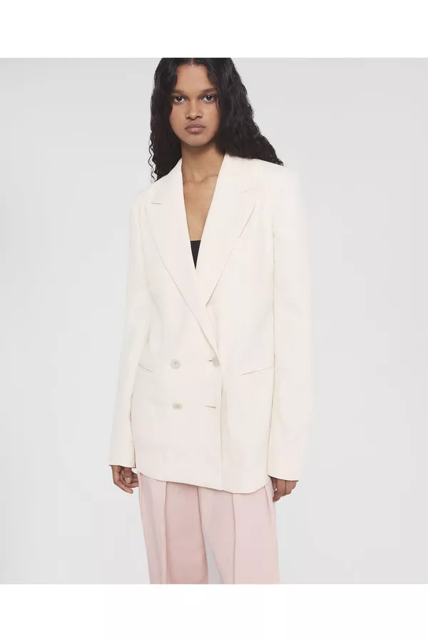 アウターその他 STELLA MCCARTNEY Woman Blazer Cream 6500963CU704 9200 Stella McCartney Blazers, sport coats and suit jackets for