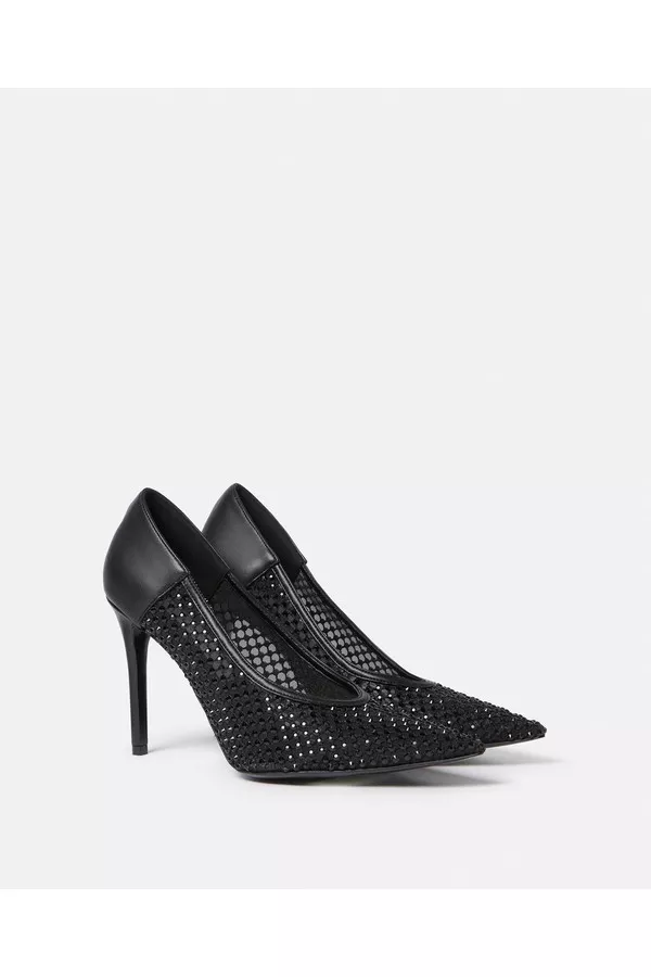 【関税込み】Stella McCartney ブラック Iconic D'Orsay ヒール 関税込み】Stella McCartney ブラック Iconic D'Orsay ヒール