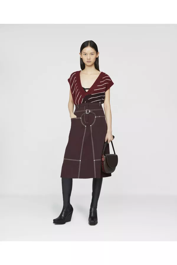 【送料&関税込】Stella McCartney Mid-rise Twill Skirt adidas Women's Stella McCartney Skirt | Tennis Warehouse