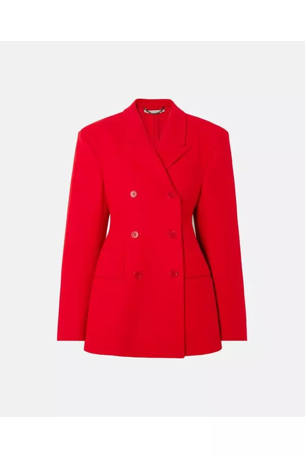 Moulded Waist Double-Breasted Blazer by Stella McCartney at