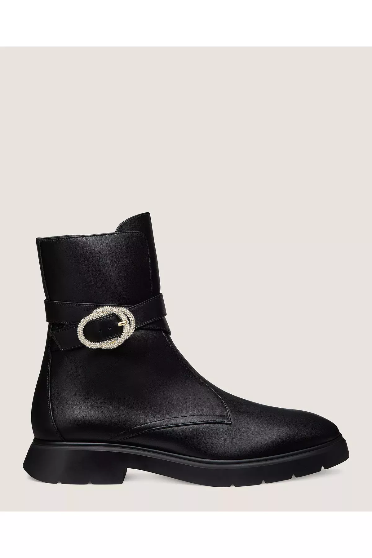STUART WEITZMAN*クリスタルバックル*CRYSTAL BUCKLE ZIP BOOTIE Stuart Weitzman Crystal Buckle Zip Bootie (Women