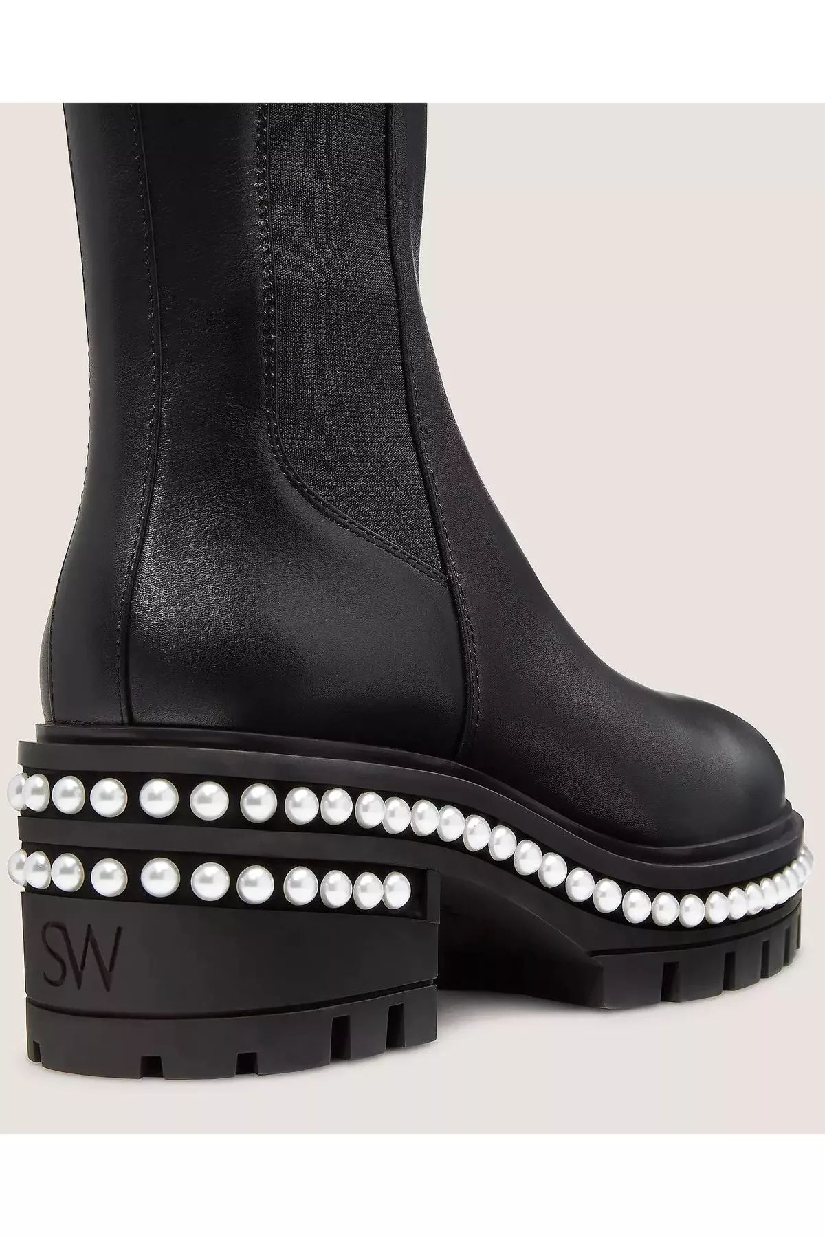 STUART WEITZMAN SOHO PEARL CHELSEA BOOTIE 全2色 Stuart Weitzman Soho Pearl Chelsea Bootie 7.5 Medium Black