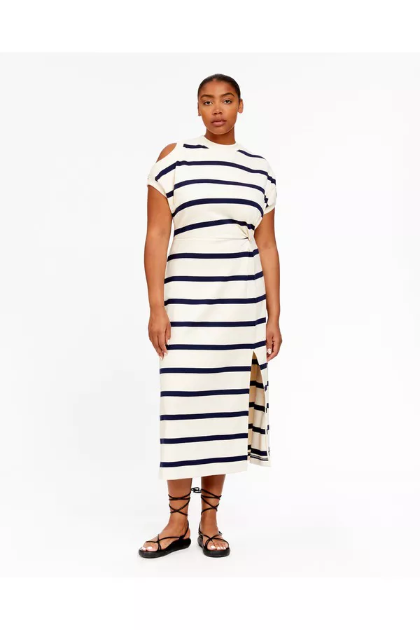 white christmas dresses Tanya Taylor - Tanya Taylor Nova Dress in Classic Indigo Blue 2