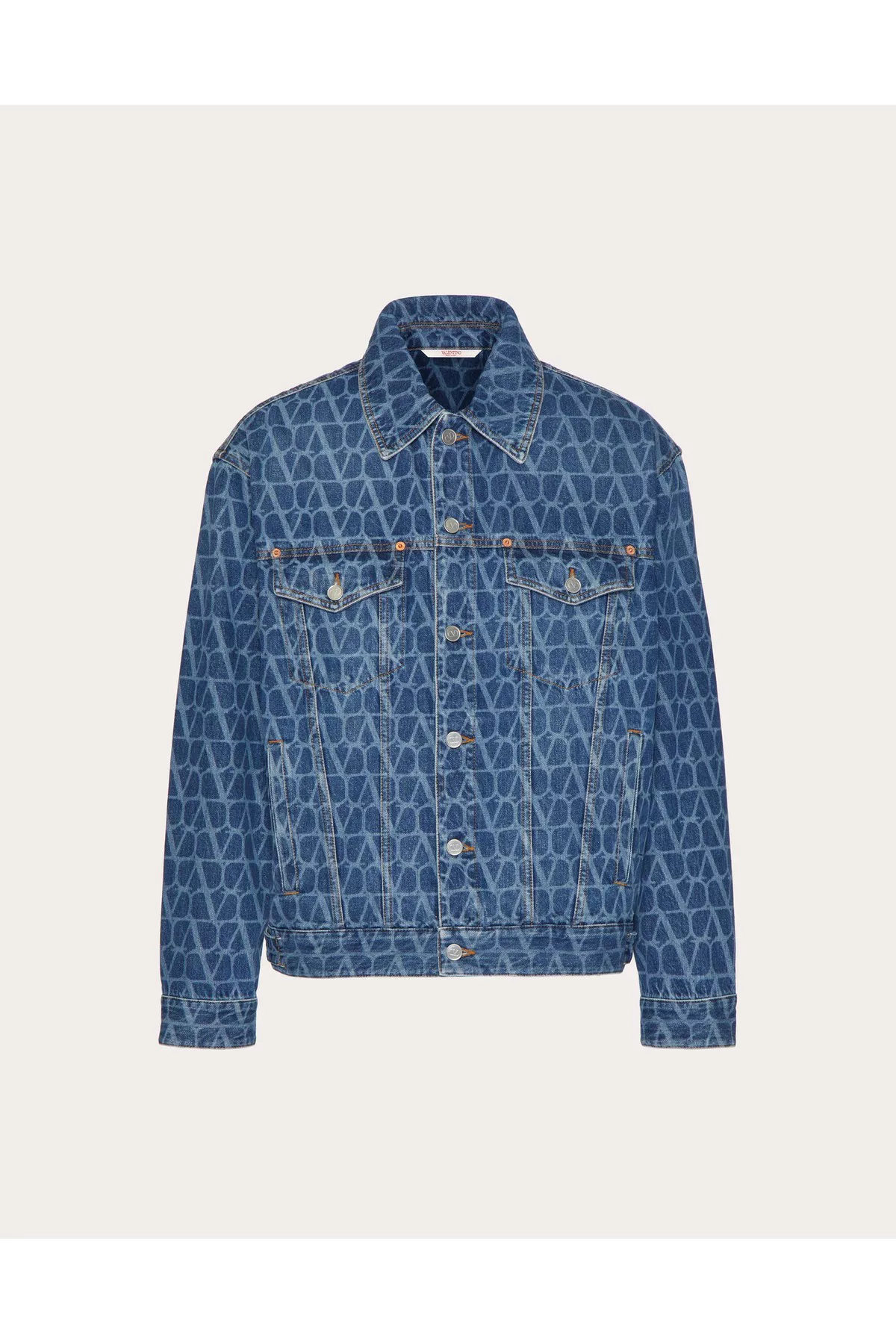 Toile Iconographe Print Denim Jacket by Valentino Garavani
