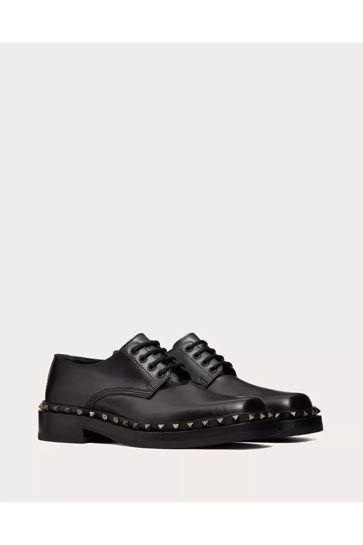 Derby Rockstud M-Way In Calfskin by Valentino Garavani at Derby Rockstud M-Way In Calfskin by Valentino Garavani at