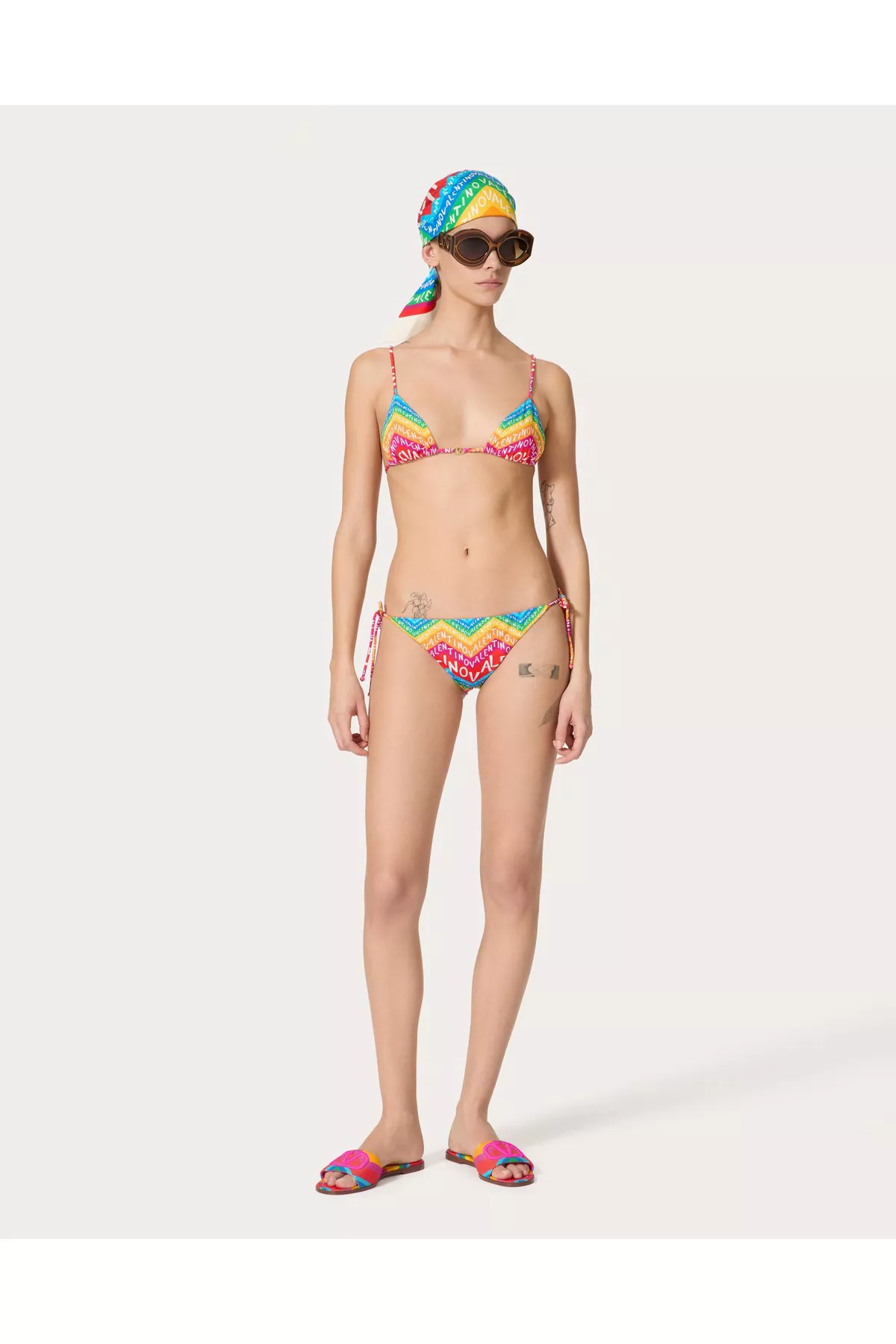Valentino Chevron Lycra Bikini 24 by Valentino Garavani at