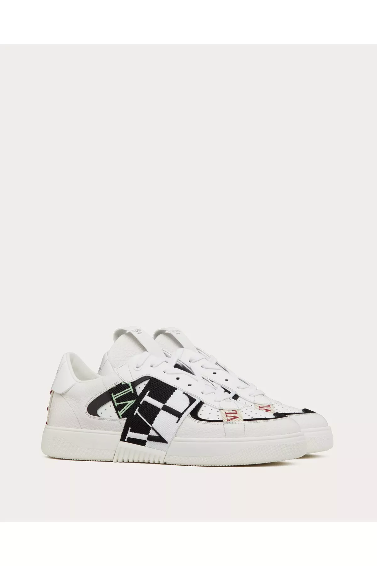 ヘンリー 　VALENTINO VLTN BANDED SNEAKERS Vl7N Low-Top In Banded Calfskin Sneaker by Valentino