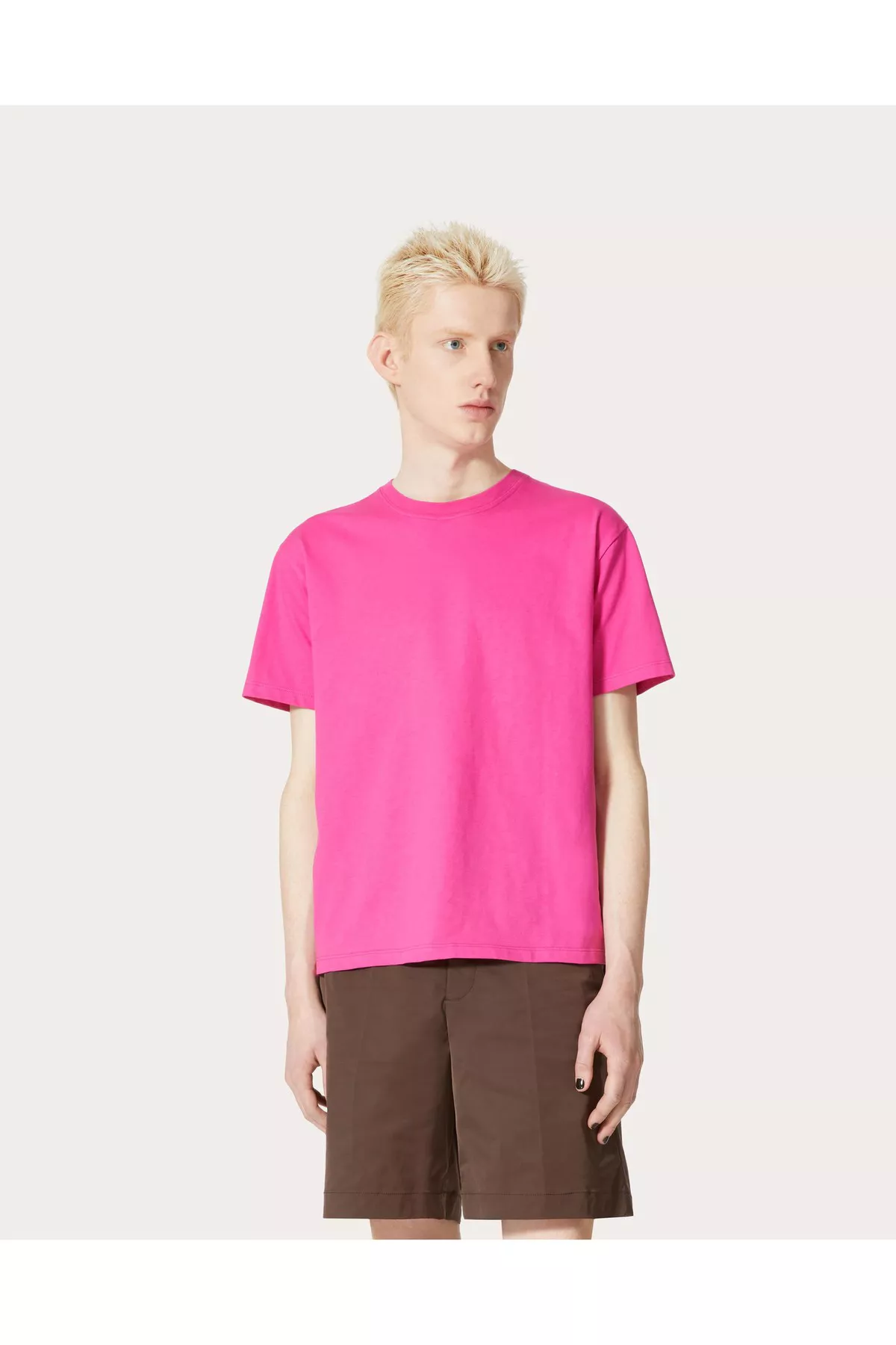 Cotton T-Shirt With Stud by Valentino Garavani at THE MILE