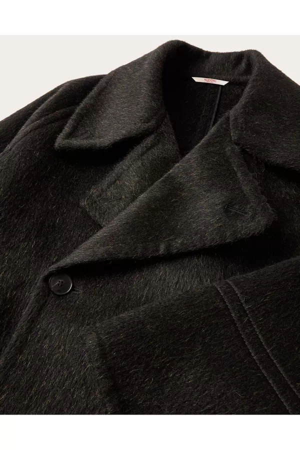 ジャケット Valentino Garavani Double-Breasted Oversized Jacket Valentino Garavani - Double-breasted wool blazer black - The