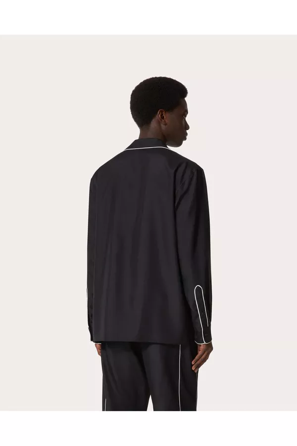 【関税込み】VALENTINO GARAVANI SILK PAJAMA SHIRT Silk Pajama Shirt by Valentino Garavani at THE MILE