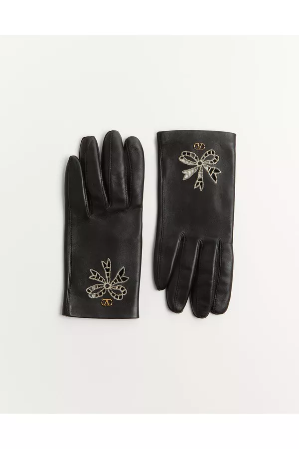 Vlogo Signature Nappa Gloves by Valentino Garavani at THE MILE