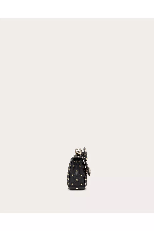 バッグ・カバンその他 VALENTINO SMALL ROCKSTUD SPIKE BAG IN NAPPA Small Nappa Rockstud Spike Bag for Woman in Poudre