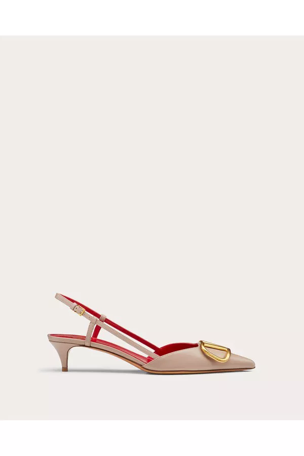vlogo signature calfskin slingback