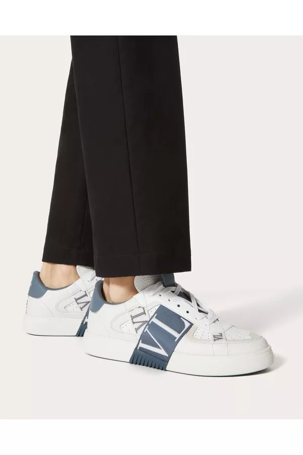 スニーカー VALENTINO VL7N LOW-TOP SNEAKER Vl7n Low-top Sneakers In Calfskin And Mesh Fabric With Bands