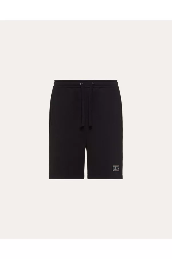 Vltn Tag Bermuda Shorts by Valentino Garavani at THE MILE