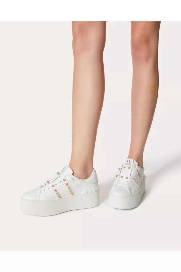 Valentino open sneaker on feet sales
