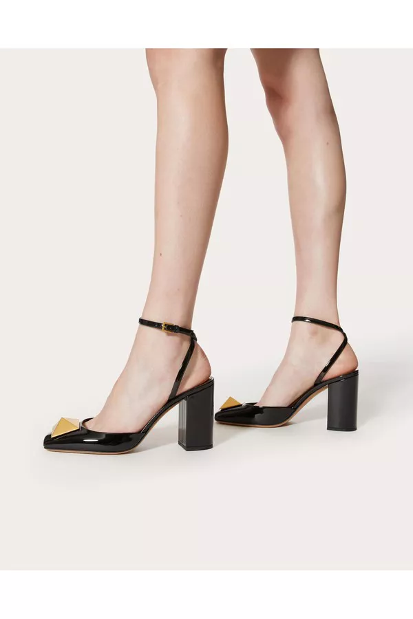 One Stud Pump In Patent Leather 90Mm by Valentino Garavani