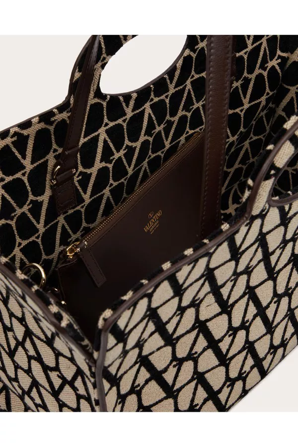 Le Troisieme Toile Iconographe Shopping Bag by Valentino