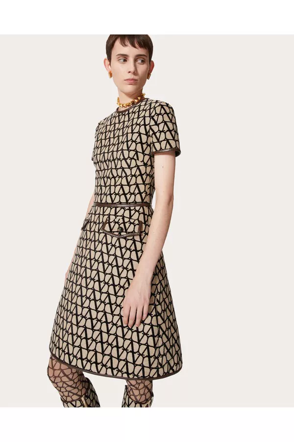 Dress In Toile Iconographe Light by Valentino Garavani at