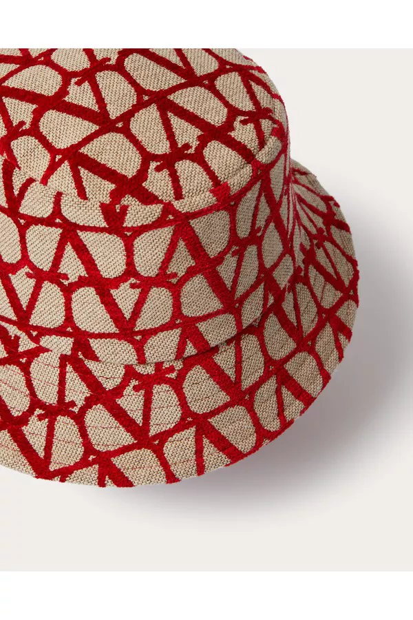 Toile Iconographe Bucket Hat by Valentino Garavani at THE MILE