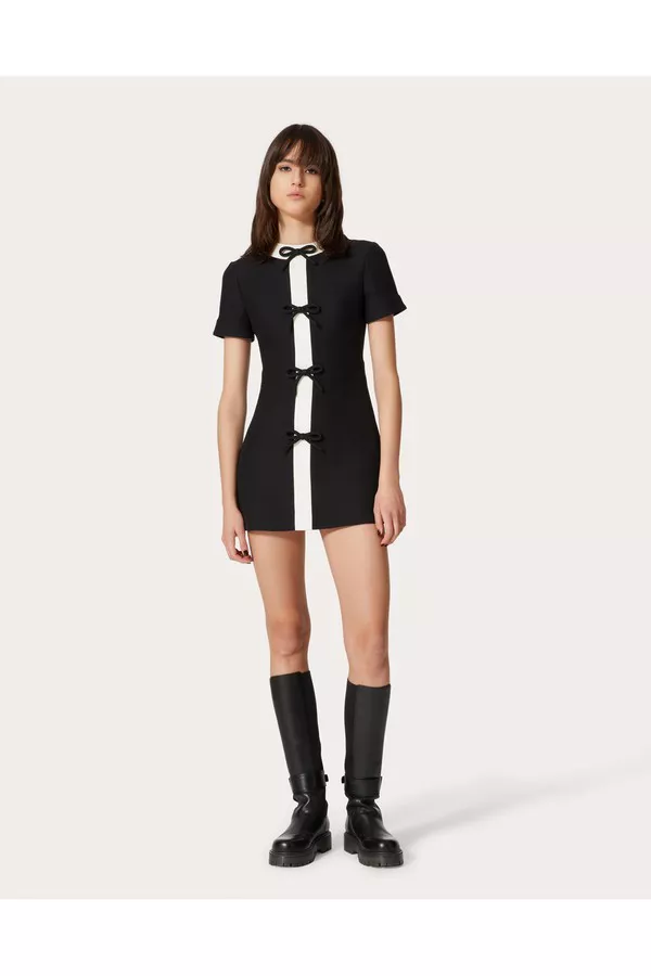 ミニスカート Valentino Garavani Crepe Couture A-Line Miniskirt Crepe Couture Skirt for Woman in Ivory | Valentino US