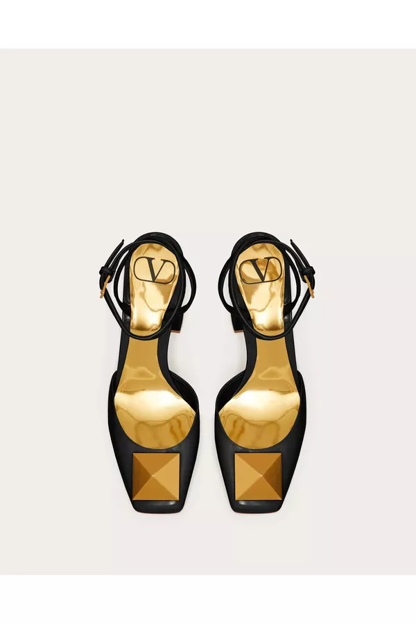 VALENTINO - Studwrap 75mm Hill Pump デコルテ スタッズラップ VALENTINO - Studwrap 75mm Hill Pump デコルテ スタッズラップ