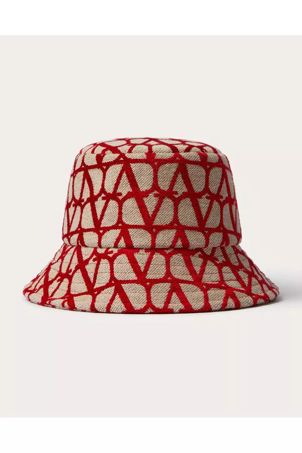 Toile Iconographe Bucket Hat by Valentino Garavani at THE MILE