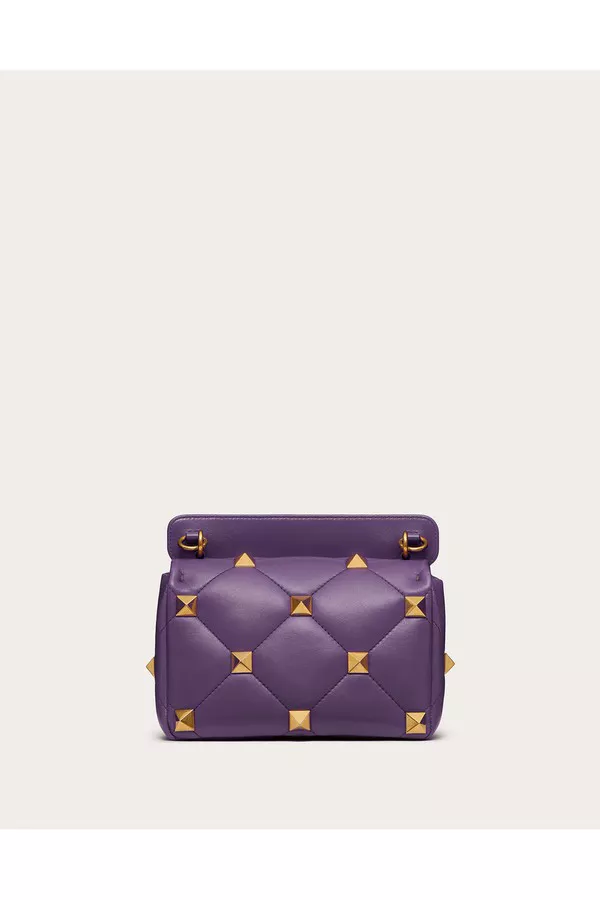 Medium Roman Stud The Shoulder Bag In Nappa With Chain by
