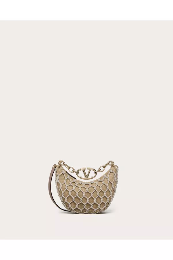 ショルダーバッグ・ポシェット Valentino Garavani Vlogo Moon Mini Hobo Valentino Garavani Small VLogo Moon Hobo Bag | Saks Fifth Avenue