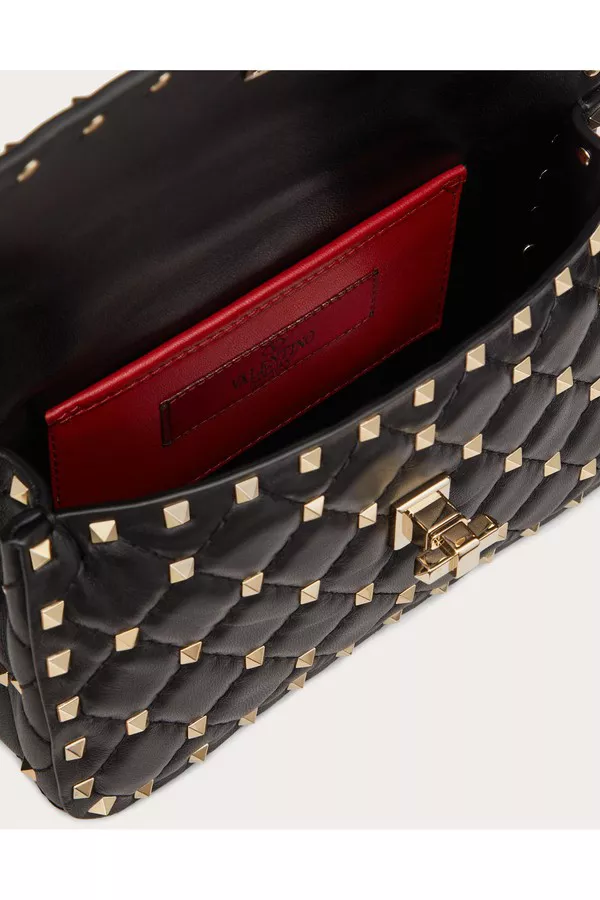 バッグ・カバンその他 VALENTINO SMALL ROCKSTUD SPIKE BAG IN NAPPA Small Nappa Rockstud Spike Bag by Valentino Garavani at THE MILE