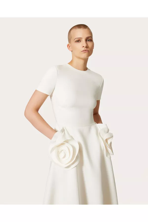 Crepe Couture Midi Dress by Valentino Garavani at THE MILE