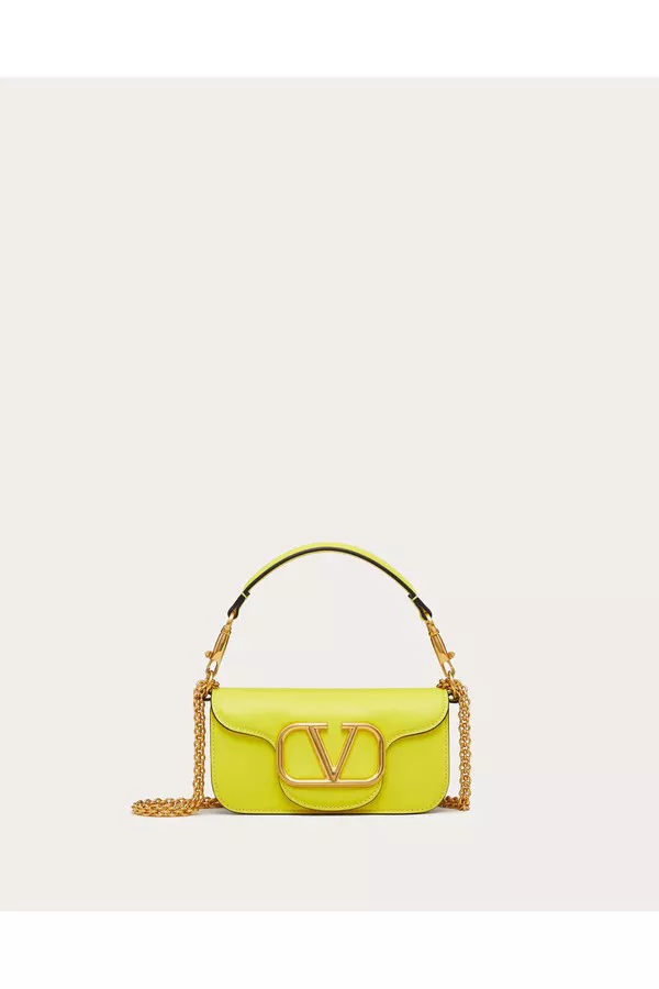 Valentino Garavani Locò Small Shoulder Bag In Calfskin by