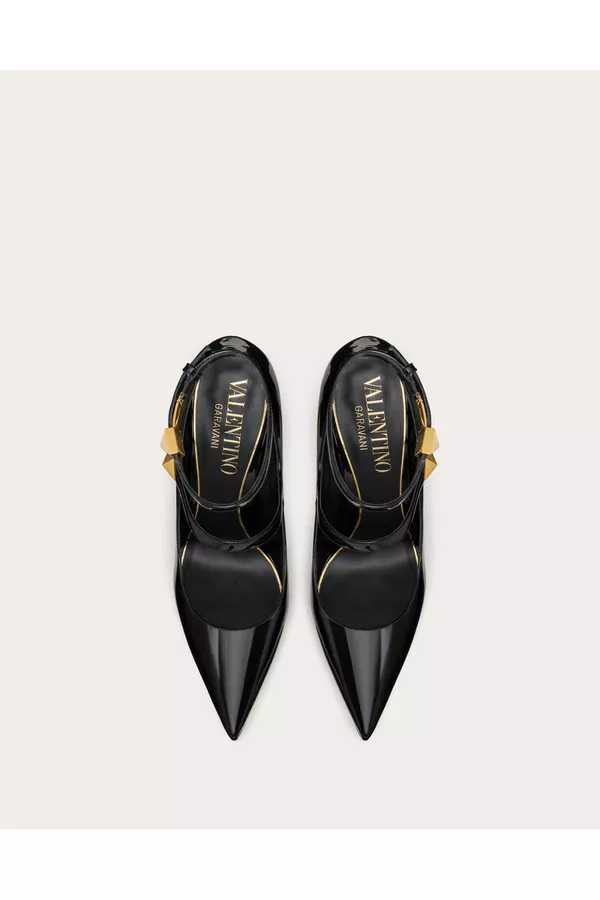 Valentino Garavani Tiptoe Patent Leather Pump 100Mm by Valentino