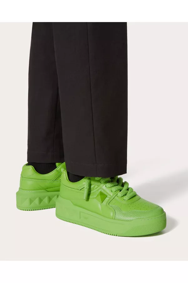 One Stud Xl Nappa Leather Low-Top Sneaker by Valentino Garavani at