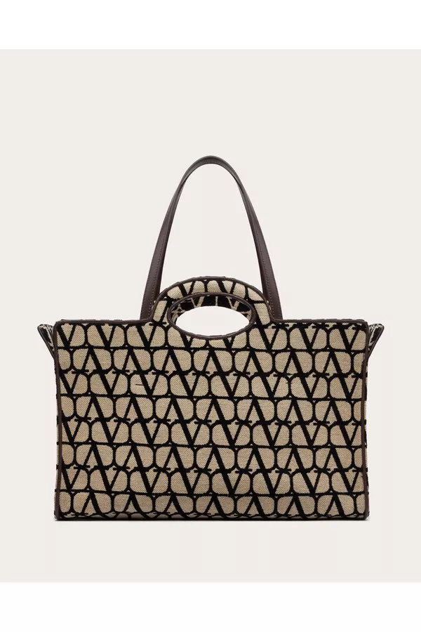 Le Troisieme Toile Iconographe Shopping Bag by Valentino