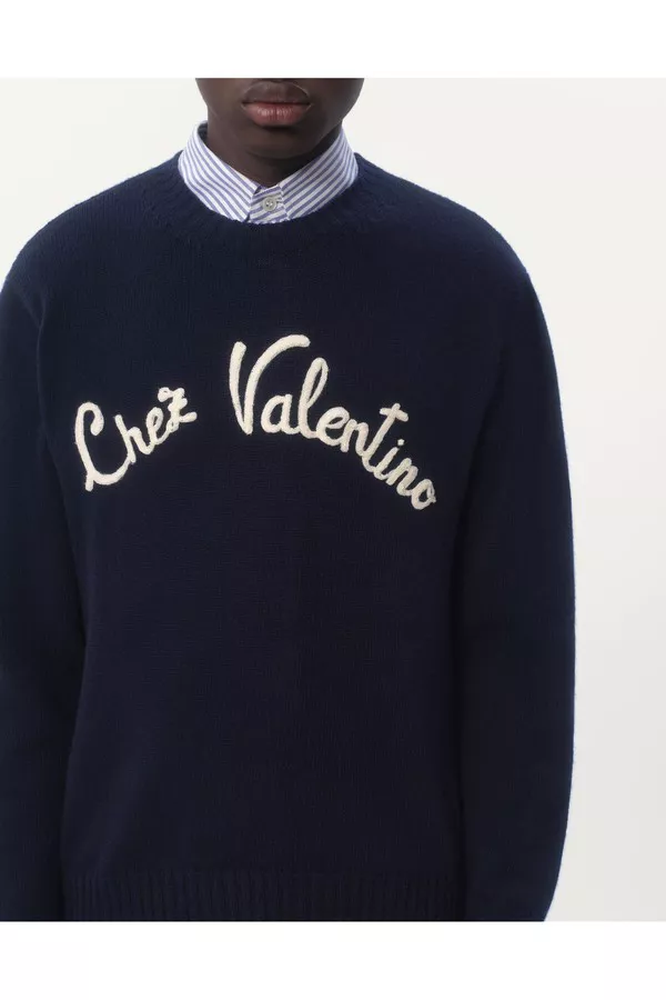 Tシャツ・カットソー VALENTINO GARAVANI Dark Blue Wool Sweater 14359880DM_14_f.jpg?impolicy=