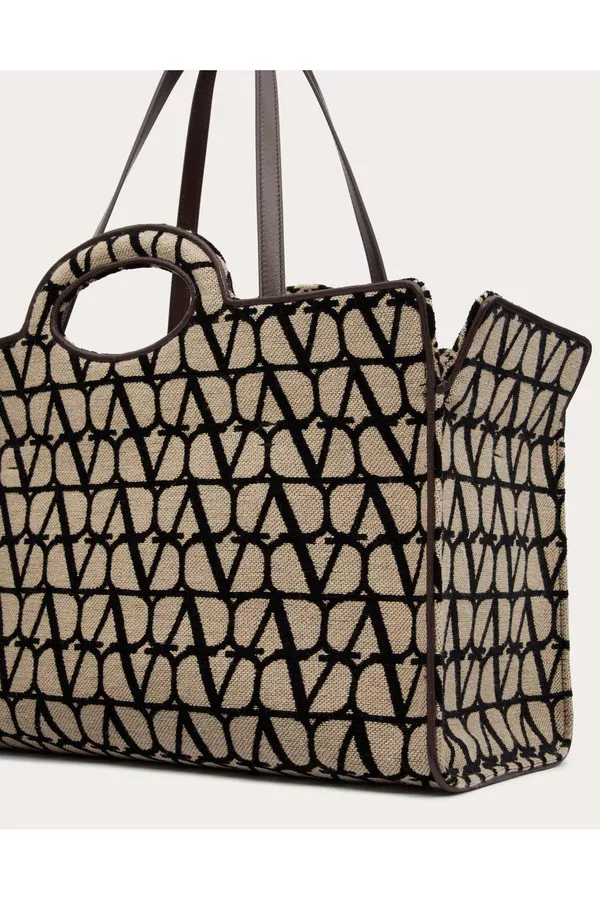 【VALENTINO】ICONOGRAPHE SHOULDER BAG Le Troisieme Toile Iconographe Shopping Bag by Valentino