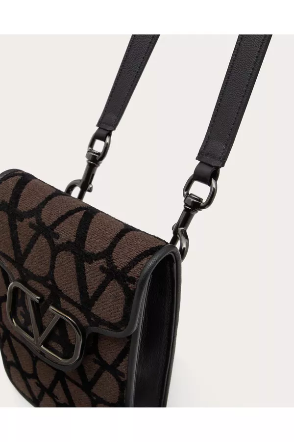 Loco' Toile Iconographe Cross Body Mini Bag by Valentino