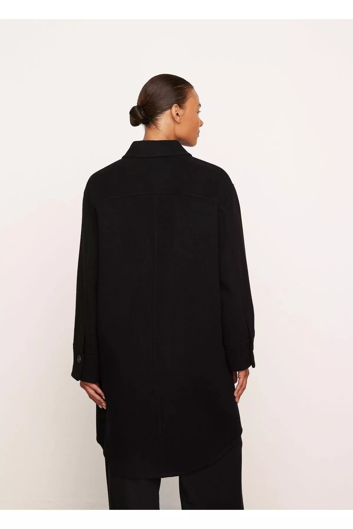 Brushed Recycled Wool Shirt Coat by Vince at THE MILE display picture 1