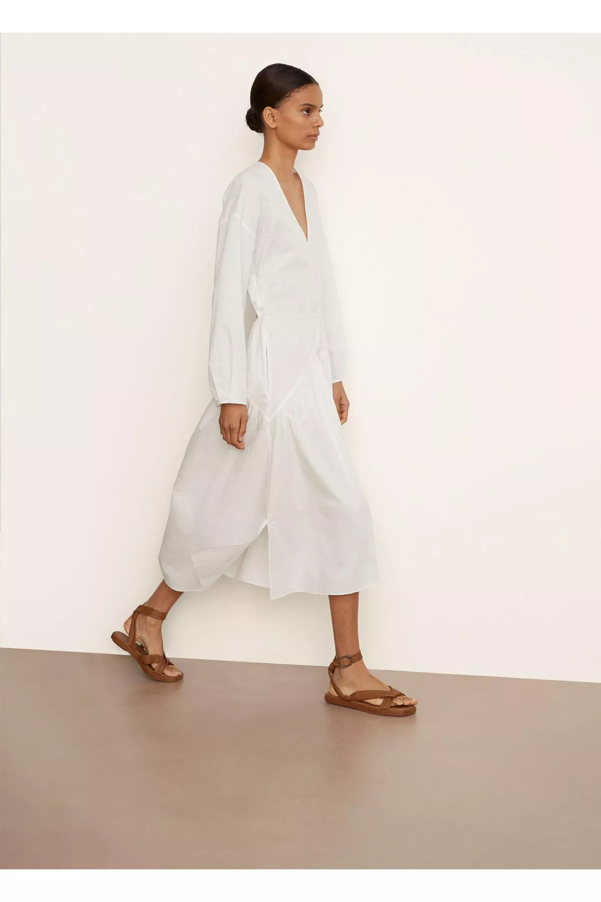 chinese dress ladies Vince Belted Shirtdress - Black