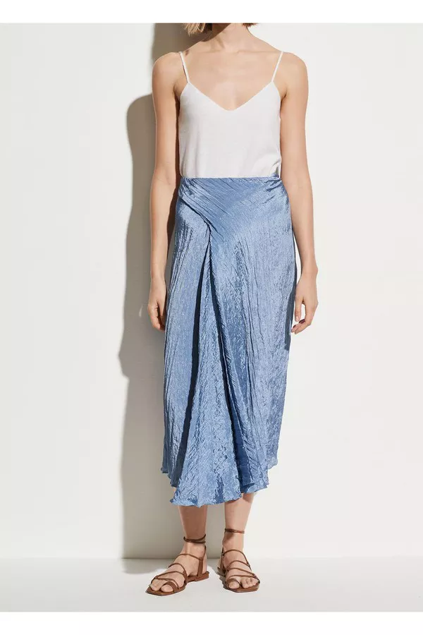 Textured Drape Skirt by Vince at THE MILE