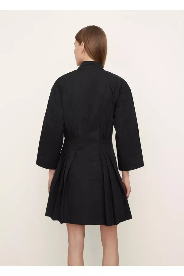 vince fitted band collar mini dress Fitted Band Collar Mini Dress by Vince at THE MILE